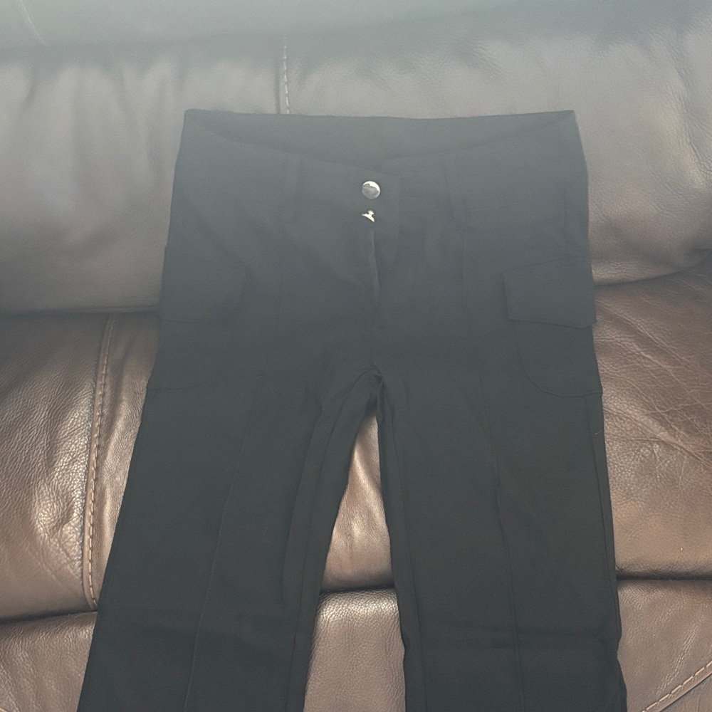 Black High-Waisted Pants